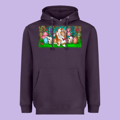 Heavyweight Hoodie Spring Easter Bunny