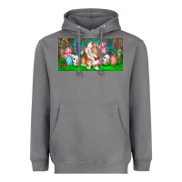 Storm Spring Easter Bunny Heavyweight Hoodie - RanaPortraitStore