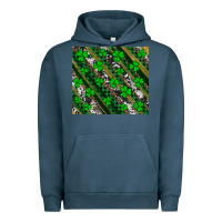 Pigment Midnight Navy st patricks western brush strokes Urban Hoodie - Artiststas