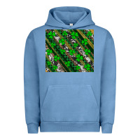 Pigment Pebble Blue st patricks western brush strokes Urban Hoodie - Artiststas