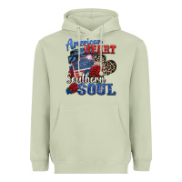 Matcha american heart southern soul Heavyweight Hoodie - Zillion Design Studio
