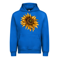 Cobalt sunflower Urban Hoodie - AdoDesignShop