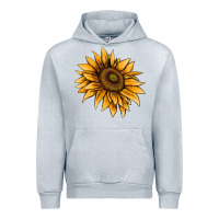 Heather Grey sunflower Urban Hoodie - AdoDesignShop