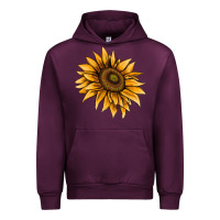 Mauve Wine sunflower Urban Hoodie - AdoDesignShop