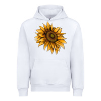 White sunflower Urban Hoodie - AdoDesignShop