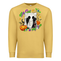 Antique Gold My Cat Is My Boo Premium Sweatshirt - texasbilliewilder