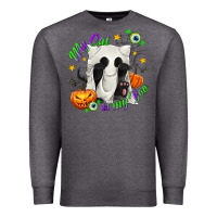 Charcoal Heather My Cat Is My Boo Premium Sweatshirt - texasbilliewilder