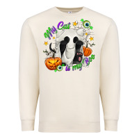 Sandshell My Cat Is My Boo Premium Sweatshirt - texasbilliewilder