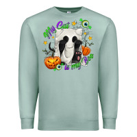 Seafoam My Cat Is My Boo Premium Sweatshirt - texasbilliewilder