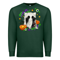 Sports Green My Cat Is My Boo Premium Sweatshirt - texasbilliewilder