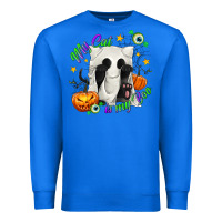 True Royal My Cat Is My Boo Premium Sweatshirt - texasbilliewilder