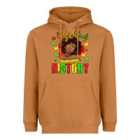 Meerkat a little black history with girl juneteenth Heavyweight Hoodie - texasbilliewilder