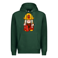Sports Green firefighter gnomes Premium Hoodie - Artiststas
