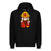 Black firefighter gnomes Premium Hoodie - Artiststas