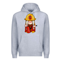 Heather Grey firefighter gnomes Premium Hoodie - Artiststas