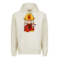 Oatmeal Heather firefighter gnomes Premium Hoodie - Artiststas