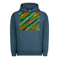 Pigment Midnight Navy st patricks day leopard rainbow Urban Hoodie - Artiststas
