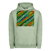 Pigment Oil Green st patricks day leopard rainbow Urban Hoodie - Artiststas