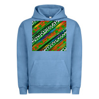 Pigment Pebble Blue st patricks day leopard rainbow Urban Hoodie - Artiststas