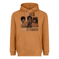 Meerkat 1865 juneteenth melanin with afro Heavyweight Hoodie - texasbilliewilder