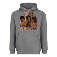 Storm 1865 juneteenth melanin with afro Heavyweight Hoodie - texasbilliewilder