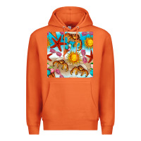 Carrot beach seamless pattern Premium Hoodie - BundleAndBundleShop