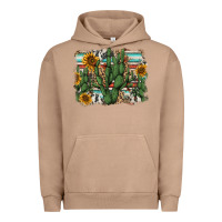 Pigment Burro serape sunflowers cactus Urban Hoodie - AdoDesignShop