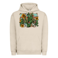 Pigment French Oak serape sunflowers cactus Urban Hoodie - AdoDesignShop