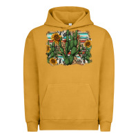 Pigment Peanut Butter serape sunflowers cactus Urban Hoodie - AdoDesignShop
