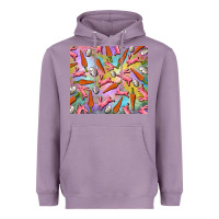 Lavender Easter bunny carrot and quail egg Heavyweight Hoodie - RanaPortraitStore
