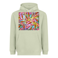 Matcha Easter bunny carrot and quail egg Heavyweight Hoodie - RanaPortraitStore