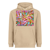 Mushroom Easter bunny carrot and quail egg Heavyweight Hoodie - RanaPortraitStore