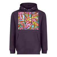Plum Easter bunny carrot and quail egg Heavyweight Hoodie - RanaPortraitStore