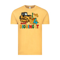 Vintage Mustard i'm 4 and digging it Vintage Tee - Artiststas