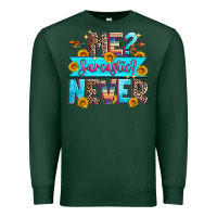 Sports Green me sarcastic never Premium Sweatshirt - Zillion Design Studio