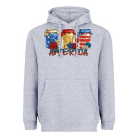Heather Grey america mason jar Heavyweight Hoodie - Zillion Design Studio