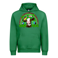 Emerald st patricks cow rainbow Urban Hoodie - Artiststas