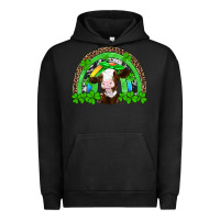 Pigment Black st patricks cow rainbow Urban Hoodie - Artiststas