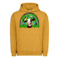 Pigment Peanut Butter st patricks cow rainbow Urban Hoodie - Artiststas