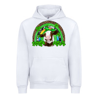 White st patricks cow rainbow Urban Hoodie - Artiststas