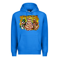 True Royal christmas tree cake and christmas pattern ado Premium Hoodie - AdoDesignShop
