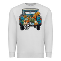 Dove Grey pumpkin truck Premium Sweatshirt - RanaPortraitStore