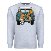 Heather Grey pumpkin truck Premium Sweatshirt - RanaPortraitStore