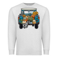 Oatmeal Heather pumpkin truck Premium Sweatshirt - RanaPortraitStore