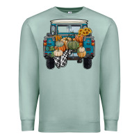 Seafoam pumpkin truck Premium Sweatshirt - RanaPortraitStore