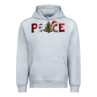 Heather Grey peace christmas Urban Hoodie - AdoDesignShop