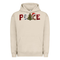 Pigment French Oak peace christmas Urban Hoodie - AdoDesignShop