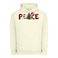 Pigment Pistachio peace christmas Urban Hoodie - AdoDesignShop