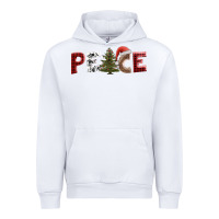 White peace christmas Urban Hoodie - AdoDesignShop