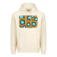 Tofu sunflower gemstone background Premium Hoodie - JahusDesignShop